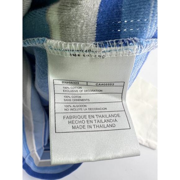 Vintage Air Jordan Shirt Mens Small Blue White Polo Golf Preppy Short Sleeve - Picture 7 of 8